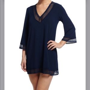 Eberjey Gisele Tunic with Lace Trim